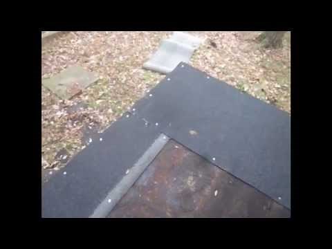How to install reinstall flat roof residential DIY