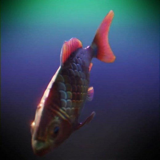 Fish Animated with Geometry Nodes in Blender 3.4.0 🐟🐠🐡