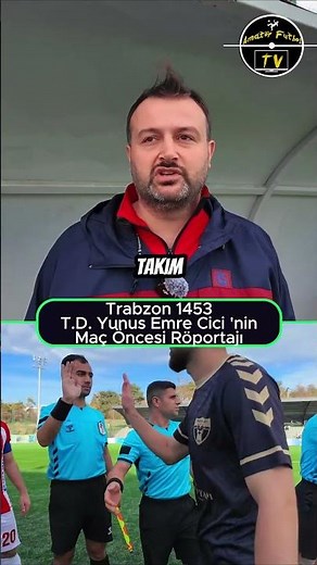 Trabzon 1453 T.D. Yunus Emre Cici 'nin Yeniköy 1924 Maçı Öncesi Röportajı