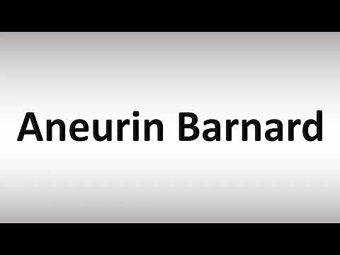 How to Pronounce Aneurin Barnard