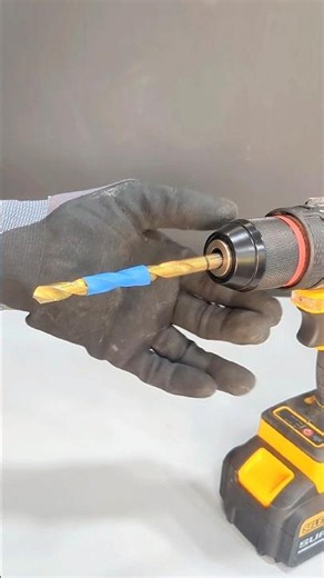 Method tested on the drill bit for making holes.