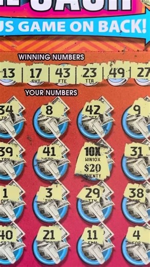 💥NICE 10X Multiplier WIN! 💵 $200 on NC Lottery Scratch-Off!💥#shorts #lottery