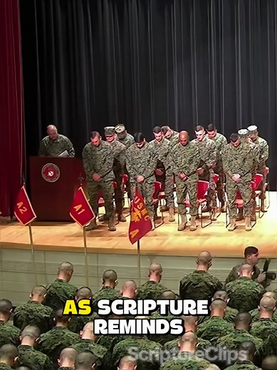 Marines Unite in Prayer Before Deployment