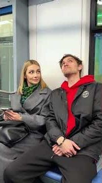 Fake sleeping prank goes WRONG #prank #subway #comedy