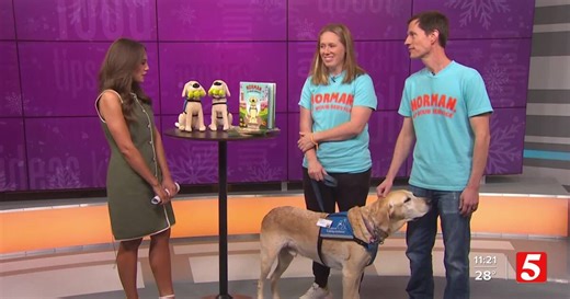 We meet the sweet pup Norman helping patients at Vanderbilt University Medical Center