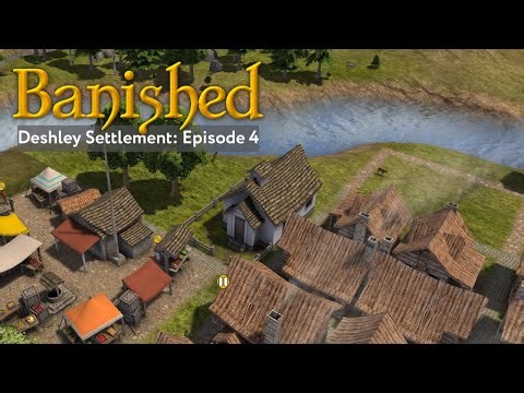 Banished Gameplay Ep 4 | Building a School & Boosting Village Happiness