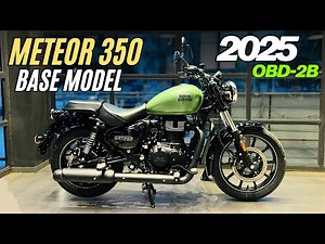 New🔥2025 Royal Enfield Meteor 350 Fireball Full Review ❤️ Price & Features ✅ Meteor Base Model