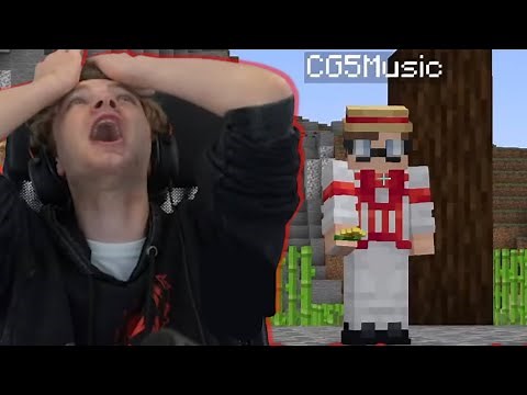 TommyInnit gets Rickrolled by CG5 at his Minecraft Talent Show…