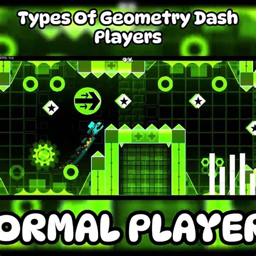 Types Of Geometry Dash Players...