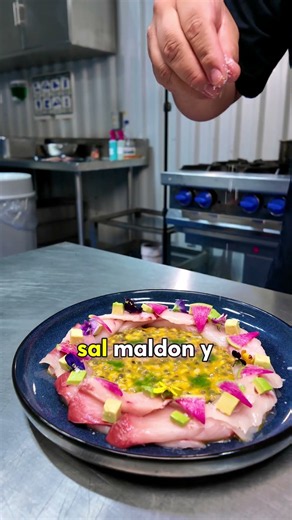 Tienes que probar este Tiradito de Hamachi 🤤🔥