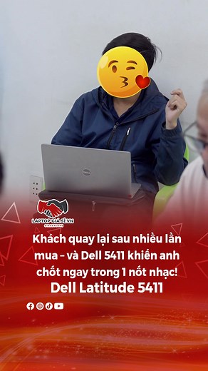 Dell Latitude 5411 – Laptop Văn Phòng Hiệu Năng Cao, Độ Bền Chuẩn Quân Đội! “Công việc nặng, mở chục tab Chrome, Excel cồng kềnh hay phần mềm doanh nghiệp chạy chậm sẽ giết chết hiệu suất. 👉 Hãy để Dell Latitude 5411 xử lý tất cả với sức mạnh từ dòng H-series cực mạnh mẽ.” ✨ Điểm nổi bật khiến dân văn phòng & kỹ thuật chọn Latitude 5411: - Thiết kế từ sợi carbon nhựa cứng, bền bỉ – chuẩn doanh nhân. - Đạt chuẩn quân sự MIL-STD-810G: chống sốc – chống bụi – chịu nhiệt độ cao. - Màn hình 14" Full
