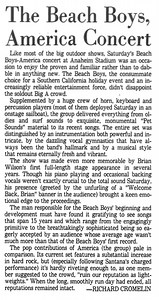 Jul 03, 1976: The Beach Boys / Santana at Anaheim Stadium Anaheim, California, United States | Concert Archives