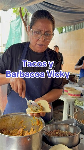12K views · 7.4K reactions | En GPE, NL Se encuentra este tesoro, Tacos y Barbacoa Vicky tortillas de maiz y harina hechas a mano y al momento y varios guisos, de rechupete! | Checo Gtz | Facebook