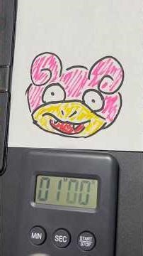 Can I Draw Slowpoke in 60 Seconds? 💤 | Drawing ASMR