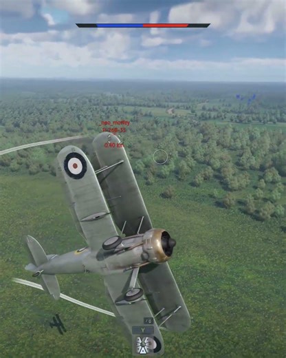 Gladiator Mk IIS: British Rank I #airRB, bi-plane #warthunder