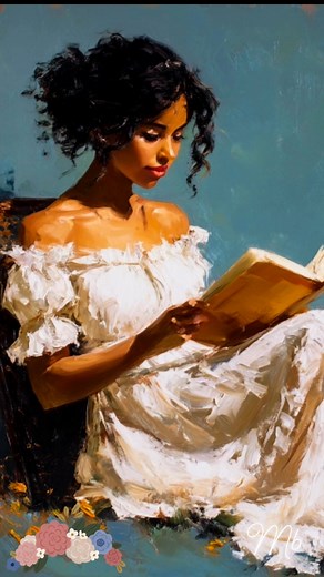 The quiet joy of a good book Introduction: There's nothing quite like getting lost in the pages of a captivating story. These beautiful paintings capture those serene moments of discovery and reflection. #reading #booklover #art #inspiration #quietmoments | Bouz Mou