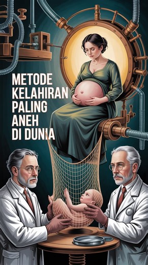 📌 Detail lokasi dan fakta: Nama penemu: George dan Charlotte Blonsky Negara: Amerika Serikat (walau terinspirasi oleh observasi di Jerman) Tahun: Paten diberikan pada 1965 Alat: Meja berputar (birthing centrifuge) dengan ibu terpaku pada posisi lithotomy Mekanisme: Gaya sentrifugal mendorong bayi keluar—disambut oleh jaring elastis Status: Tidak pernah digunakan secara medis Bayangkan kamu berada di ruang gelap abad pertengahan, di mana ilmu kedokteran belum berkembang dan orang percaya bahwa a
