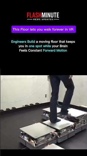 This VR Floor Lets You Walk Forever 🤯🕶️