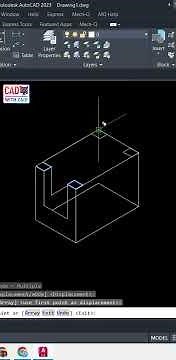 AutoCAD Tutorial | BASIC ISOMETRIC DRAWING 17