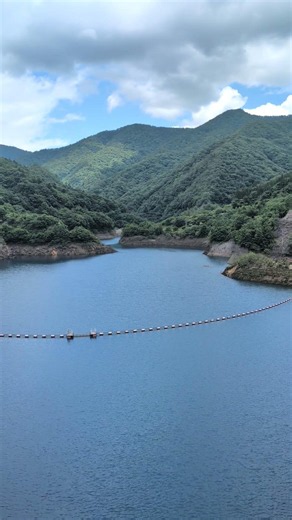 奥四万湖の美しい四万ブルー③四万温泉