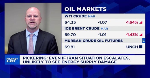 Escalation in US-Iran tensions could push oil market prices to triple digits, expert says