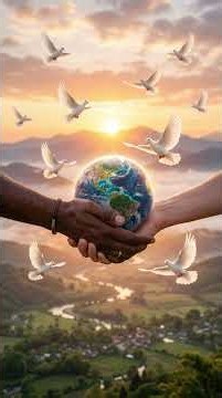 Mensaje de paz para el mundo -Que haya paz en cada hogar, paz en cada corazón y paz en todo el mundo