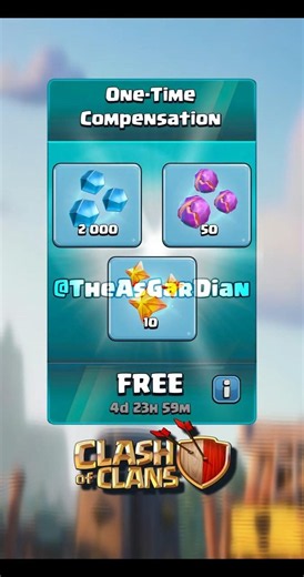 Claim Your FREE Ores! Clash of Clans Hero Journey Update Compensation #coc #clashofclans #clash