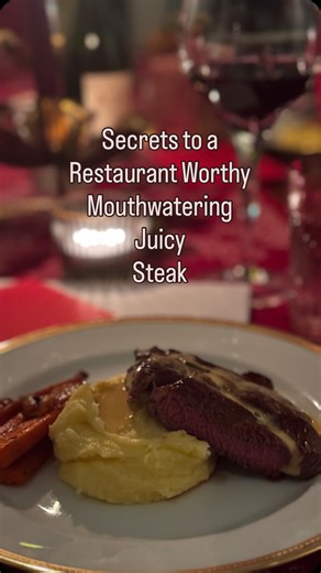 Lisa | A Menu for You on Instagram: "Now, don’t get me wrong!! I LOVE eating out! I love trying new local restaurants and going back to old favorites. But what I don’t love is spending money on a “meh” dinner, and feeling like I could have created an even better dinner at home. Not a great feeling, right? So next time you’re craving a steak and want that steakhouse experience at home (because I guarantee you can absolutely make restaurant worthy dishes at home!!) here are a couple of tips: Get y