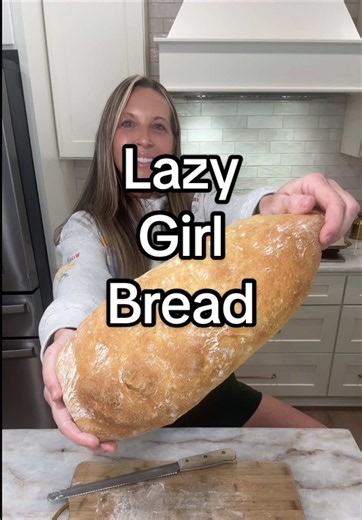 Lazy Girl Bread recipe — one bowl no-knead homemade bread