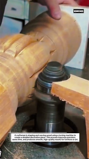 Amazing Wood Turning Craft | Modern Woodworking Process Satisfying