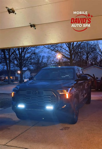 2026 Toyota Tundra came in for a paint enhancement our 5-year ceramic coating. Quick reality check: “brand new” doesn’t mean flawless. A lot of new trucks get transport marks, light scuffs, and weird micro-scratches from shipping dealer washes. We correct it, lock it in, and make it way easier to keep clean. And for spring/summer, maintenance is the cheat code. Regular ceramic-safe washes keep the coating working, keep the gloss up, and stop swirls from coming back. #StLouisTruckOwners #NewCarSt