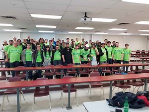 Not only did NBCC Moncton students from the Culinary Arts Management and Hotel and Restaurant Management Program donate $1000 to help our city's less fortunate but over 30 students and 5 instructors from different NBCC programs showed up yesterday to help us move stuff out of our building and into storage. THANK YOU!!!! Big THANK YOU also to D R Scrap Metals Ltd for giving us a place to store our stuff & Trailer Wizards Ltd. for supplying us the trailers until we find a new home for our city's #