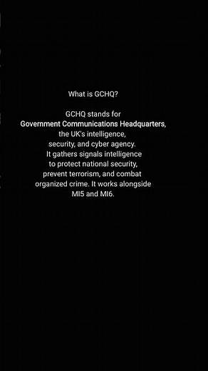 What is GCHQ?
