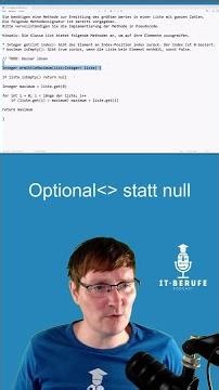 Wie geht man mit fehlenden Werten richtig um 🤔 Optional statt Null!