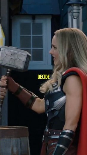 Thor and Odin cast a spell on the Hammer 😱 #thor #odin #marvel #avengers #youtubeshorts #viral