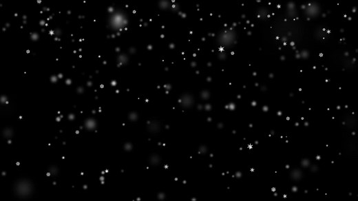 唯美雪花飘落视频素材