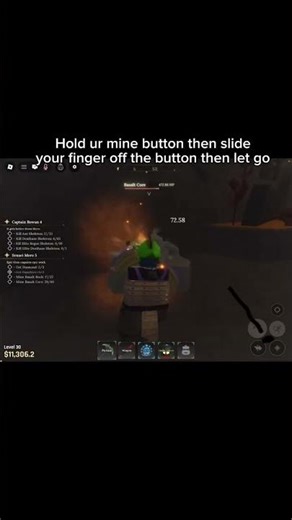 How to afk in the forge on mobile