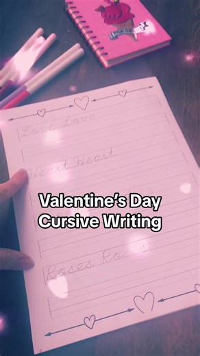 ⭐️ Ready-to-use, no-prep Valentine's Day cursive writing worksheets! Perfect for integrating Valentine’s festivities into your classroom! This is available in my TpT store, 🔗 link in comments! #cursivewriting #handwriting #valentinesday #teachers