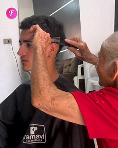Elderly barber inspires with lifelong career. | Fabiosa Life