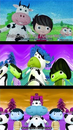 Little Baby Bum | Time to Cry Mr. Wolf Funny Remix | Klasky Csupo Effects