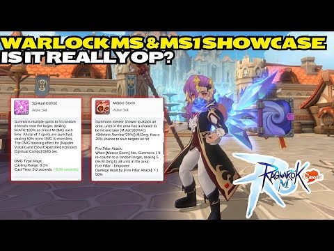 Warlock Meteor Storm & MS1 Build, Is it really OP? - Ragnarok M: Classic Global