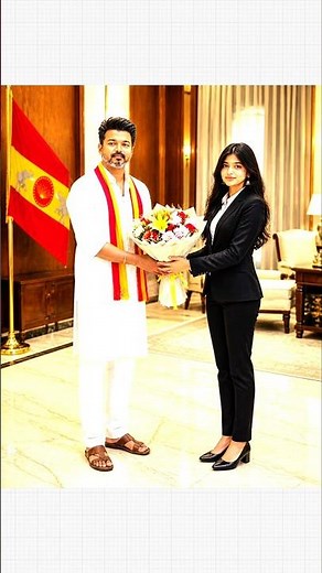 Thalapathi Vijay New CM Of Tamilnadu | Viral Congratulations Image Prompt 👇 #aitech