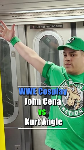 33K views · 742 reactions | How about WWE Juan Cena vs Kurt Angle in a NYC Subway 藍 | Tim Hann Rivera | Facebook