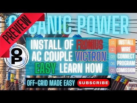 EASIEST AC-Coupled VICTRON Energy Parallel Mulitplus II And FRONIUS Primo 🔌 OFF-GRID Solar System
