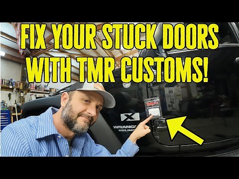How To Remove Stuck Jeep Doors. Permanent Fix. With TMR Customs