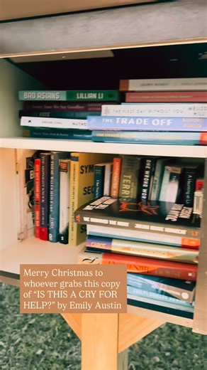 Amanda| The Caffeinated Reader on Instagram: "Thank you so much to @atriabooks for sending me a copy of IS THIS A CRY FOR HELP By @emilyraustinauthor for my @littlefreelibrary I always always love her writing . Also queer love stories are my jam🥰 #littlefreelibrary #littlefreelibrarystewards #isthisacryforhelp #queerreads"