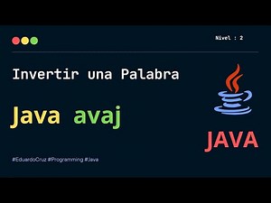 ¡Aprende a Invertir Palabras con Java! 🔁💻 Tutorial Práctico"