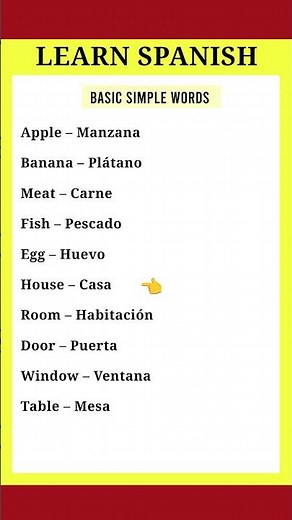 PART 5 | basic Spanish words for beginners 🇪🇸 Learn fast and easy!