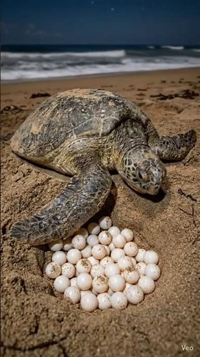 “How Sea Turtles Reproduce 🐢🌊 | No Milk, Just an Incredible Journey!”