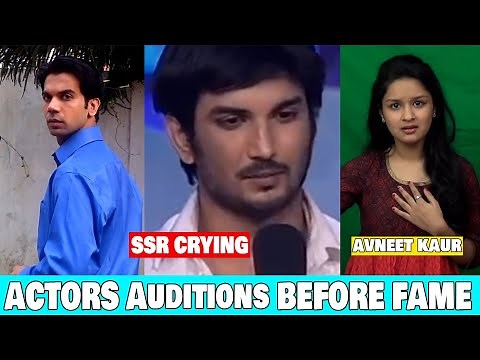 9 Bollywood Celebrities First Audition Videos | Sushant Singh Rajput,Varun Dhawan,Alia Bhatt
